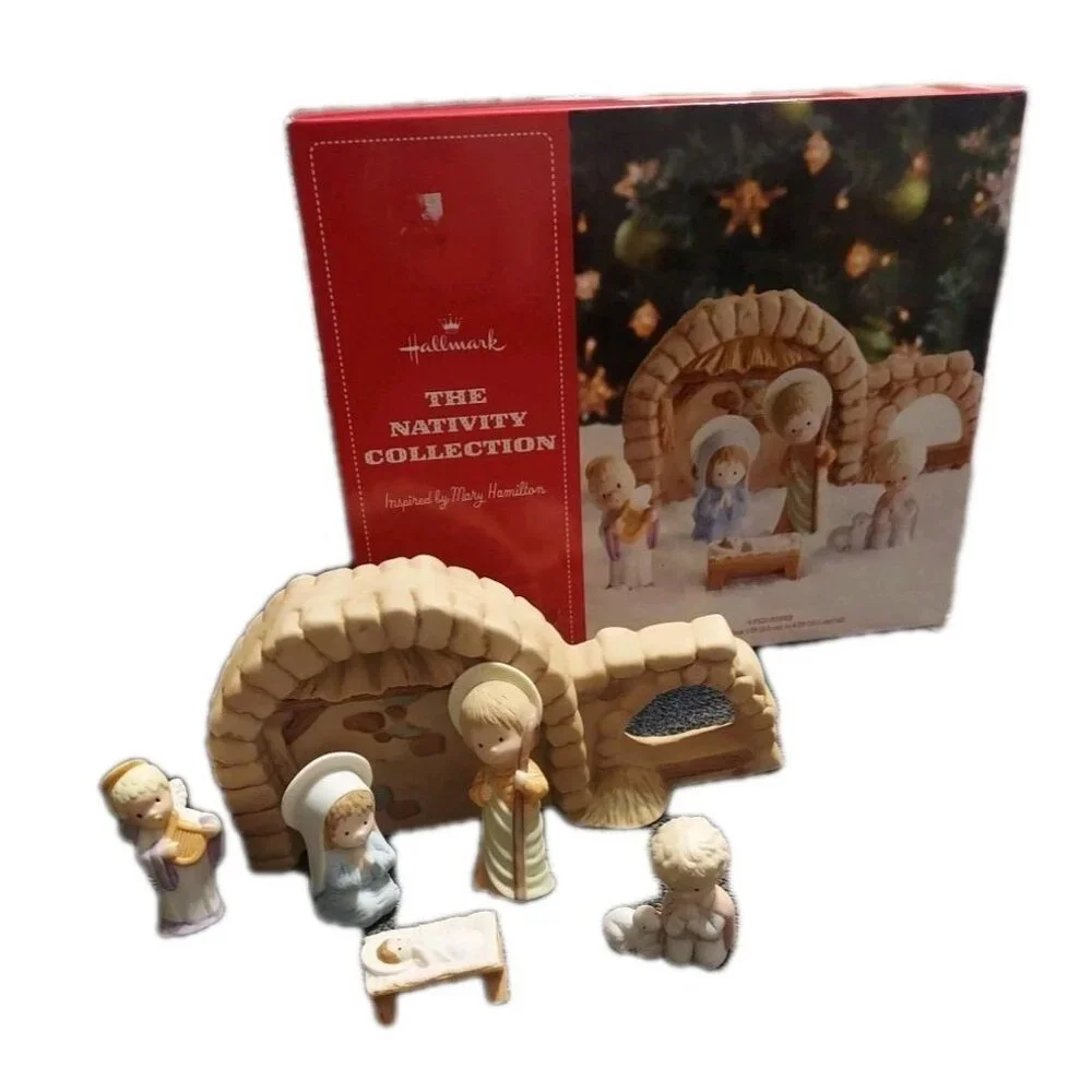 Hallmark the Nativity collection Jesus New‎ In Box Mary Hamilton 2012 NIB scene